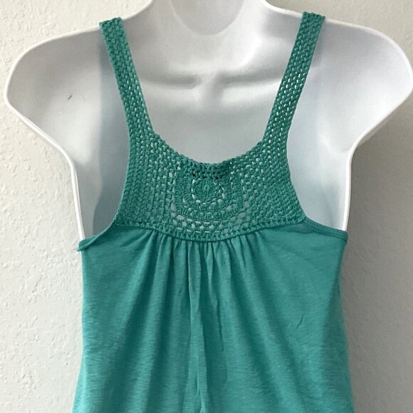 MICHAEL STARS THE ORIGINAL TEE ONE TANK TOP CROCHET TRIM TANK - Picture 2 of 9